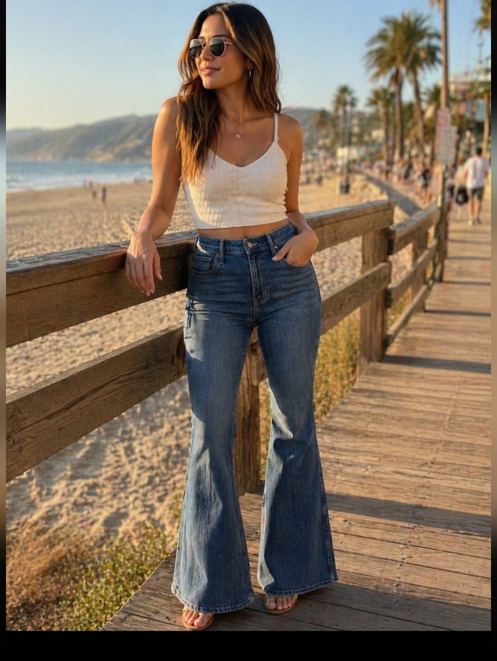 Abercrombie & Fitch The Flare Ultra High Rise Stretch Jeans NWT